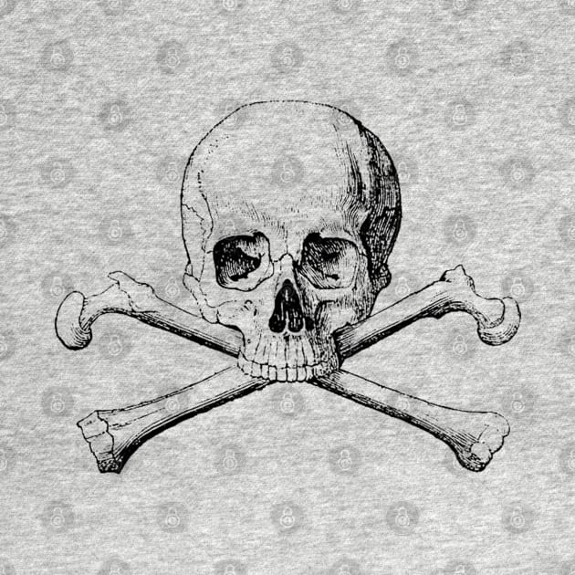 Skull and crossbones by Blacklinesw9